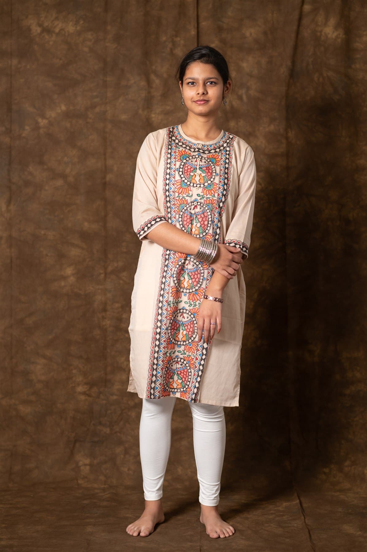 Lotus Medallion Organic Kurti