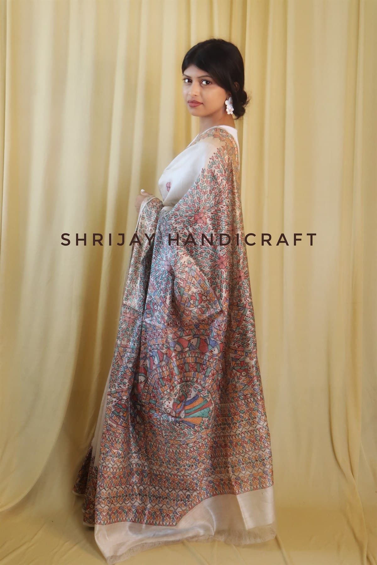 Sun & Moon Celestial Saree