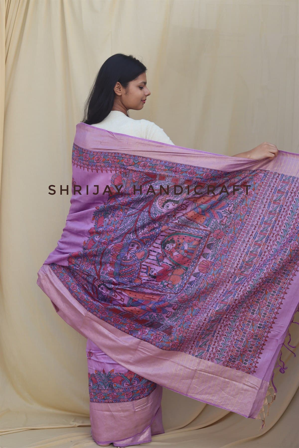Sun & Moon Celestial Saree