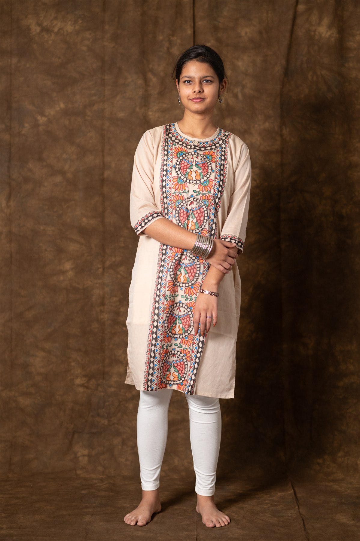 Lotus Medallion Organic Kurti